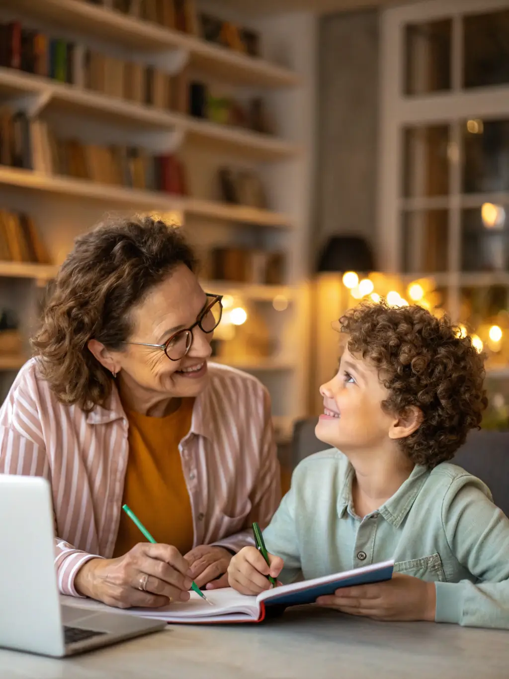 A teenager receiving one-on-one mentorship and guidance from a supportive adult, emphasizing A.V.L.'s dedication to individual growth and empowerment.